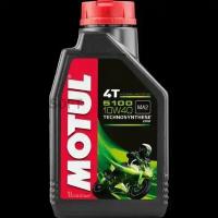 MOTUL 104066 Масо моторное дя 4-х тактных двигатеей 5100 ESTER 4T 10W40 п/синт.1 MOTUL