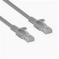 Exegate EX282012RUS Патч-корд Exegate UTP-RJ45-RJ45-5e-CU-2M-GY, UTP, cat.5e, 2м, медь, серый