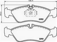 Колодки тормозные дисковые задн MERCEDES-BENZ: SPRINTER 3-t c бортовой платформой 308 CDI/308 D 2.3/310 D 2.9/311 CDI/311 CDI 4x4/312 D 2.9/313 CDI/3 TEXTAR 2390101