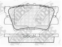 Колодки Тормозные Задние Nibk Pn1522 NiBK арт. PN1522