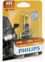 Лампа h1 vision 12v 55w p14,5s (blister 1шт), philips, 12258prb1
