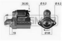 Стартер DAEWOO Lacetti, Lanos, Nexia, OPEL Astra F, Combo, Corsa, Kadett, Tigra, Vectra A 12V 0,8 Kw ERA 220354