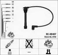 0709 / RC-HD407 Комплект проводов зажигания HY ACCENT,ELANTRA 1.5-1.6L 2.0L G4ED NGK 0709