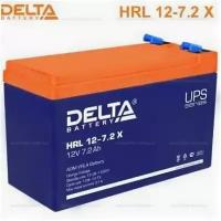 Delta Батарея аккумуляторная Delta HRL 12-7.2 X 12В 7.2А*ч