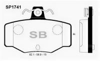 Колодки тормозные задние NISSAN ALMERA (N16E) 2001 Sangsin Brake SP1741