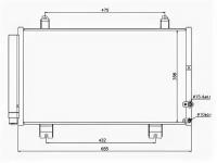 Радиатор кондиционера LEXUS GS300/350/430/460/450H 05-/MARK X GRX12#/REIZ 04-09 Sat STLX323940