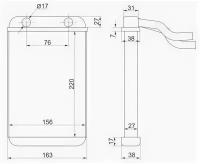 Радиатор отопителя салона TOYOTA LAND CRUISER PRADO 90/SURF 185 96-02, STTY893950 Sat ST-TY89-395-0