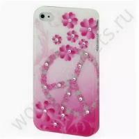 Пластиковый чехол Fashion Diamond для iPhone 4/4s