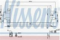 Радиатор кондиционера (конденсер) NISSENS 940440