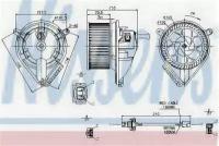 Вентилятор отопителя MB Sprinter 95-06 NISSENS 87039