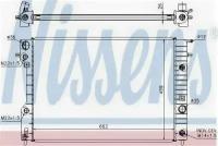 Радиатор основной NISSENS 63072A