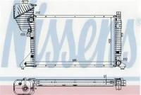 Радиатор основной NISSENS 62519A