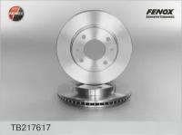 Диск тормозной передний вентилируемый FENOX TB217617