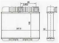 Теплообменник BMW 3(E46) 98-, X3(E83) 04- NRF 54277