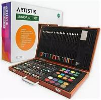 Набор Artistik Wooden Art Set - (80 шт) Deluxe Art