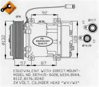 Компрессор кондиционера NRF 32412