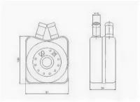 Радиатор масляный VAG NRF 31304