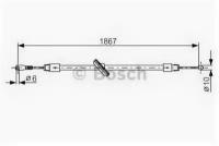 1987482028 VW Crafter 2.5TDI 06- R (L=1867mm) трос BOSCH 1987482028