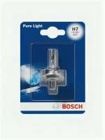 Лампа галогенная блистер 1шт H7 12V 55W PX26d Pure Light (стандартные характеристики) BOSCH 1 987 301 012