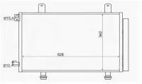 Радиатор кондиционера SUZUKI SX4 06- Sat STSZ533940