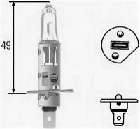 Автолампа 1шт.галоген.H1 / 12V / 55W+90 PowerLight, 8GH002089531 HELLA 8GH002089-531