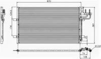 Радиатор кондиционера FORD FOCUS II/C-MAX 05-, STFDA53940 Sat ST-FDA5-394-0