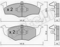 Колодки тормозные передние к-кт METELLI 2202062