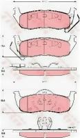 TRW Комплект тормозных колодок, дисковый тормоз TRW GDB4137