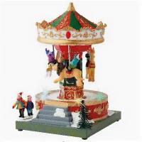 Kaemingk Светящаяся композиция Christmas Carrusel: Circus Animals 19*12 см, с движением и музыкой, на батарейках 485394