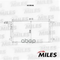 Радиатор Кондиционера Miles арт. ACCB048