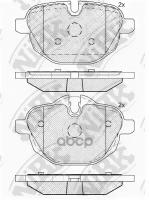 Колодки Торм. Задн. NiBK арт. PN0546
