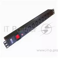 Блок розеток Lanmaster TWT-PDU19-10A8C13 TWT-PDU19-10A8C13