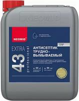 Антисептик Трудновымываемый Neomid Extra 43 ECO 0.5л для Наружных и Внутренних Работ / Неомид 43 Экстра Эко