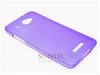 Силиконовый чехол для HTC Butterfly фиолетовый в тех.уп