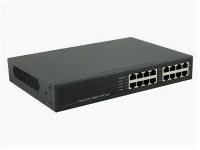 Инжектор PoE OSNOVO Midspan-8/150RG Gigabit Ethernet на 8 портов. Соответствует стандартам PoE IEEE 802.3af/at. Автоматич. определение PoE устройств