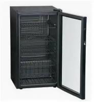 Шкаф холодильный со стеклом COOLEQ TBC-85 черный, барный холодильник, однокамерный, мини холодильник