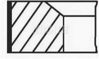 Кольца поршневые 1шт VOLVO. RENAULT 1.9TD F8QT =80 2.5x2x3 +0.50 [99 MAHLE Original 02158V2