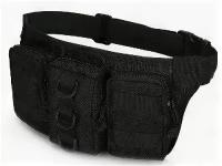 Сумка поясная Multi-Function Tactical Pockets Black AS-BS0040B