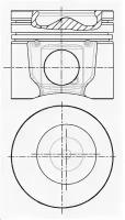 Поршень двигателя, 8743700000 NURAL 87-437000-00