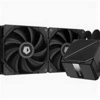 Комплект водяного охлаждения ID-COOLING DASHFLOW 240 BASIC BLACK LGA20XX/1700/1200/115X/AM5/AM4 (4шт/кор,TDP 260W, PWM, DUAL FAN 120mm) RET