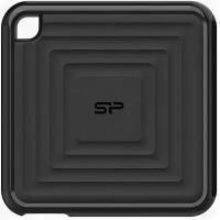 Накопитель SSD 512Gb Silicon Power PC60 SP512GBPSDPC60CK, USB-C, 1.8", черный