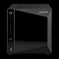 Сетевое хранилище Asustor AS3304T 90IX01L0-BW3S00 настольный 4шт. 3.5" SATA III 72TB RAID 0,RAID 1,RAID 10,RAID 5,RAID 6,Single disk 2 GB DDR4 Кол-во сетевые интерфейсов 1шт. 2.5 Gb/s