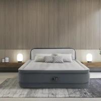 Двуспальная надувная кровать с насосом, Intex 152 х 236 х 86 см, Ultra Plush Headboard Airbed