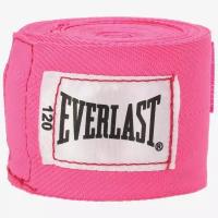 Бинты Everlast HAND WRAPS 3 m эластичные розовые