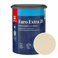 Краска моющаяся Tikkurila Euro Extra 20 RAL 1015 (Светлая слоновая кость - Light ivory) 0,9 л