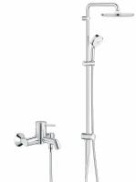 Душевая стойка со смесителем для ванны Grohe BauClassic Professional 250, хром