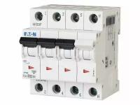 Выключатель EATON PL6-C32/3N, Выключатель максимального тока, 230/400ВAC, Iном: 32А, DIN, 6кА, 1шт