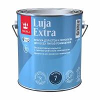 Краска для стен и потолков Tikkurila Luja Extra, полуматовая, база А, белая, 2,7 л