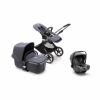 Коляска 3в1 Bugaboo Fox 3 Complete graphite/stormy blue-stormy blue/seat GREY + База ISOFIX Bugaboo