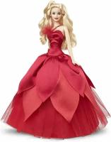 Кукла Barbie 2022 Holiday Doll (Барби Праздничная 2022 Блондинка)